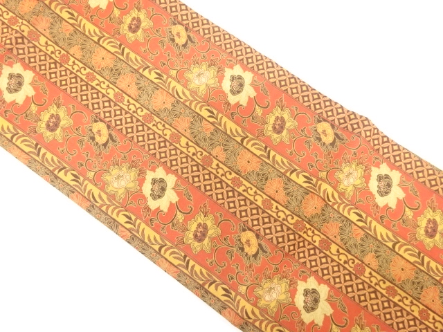 JAPANESE NAGOYA OBI / WOVEN KIKU
